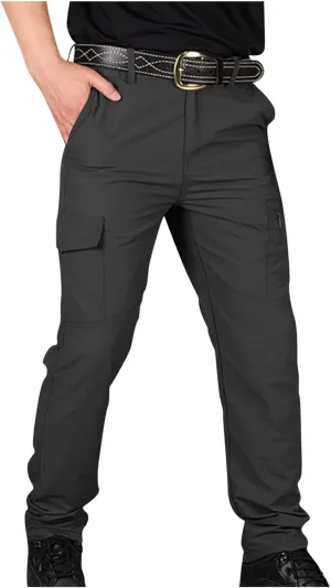 Tactical Pants for Men Stretch Cargo Pants Military Work Pants Outdoor Activity Hiking Pants with Multi Pockets