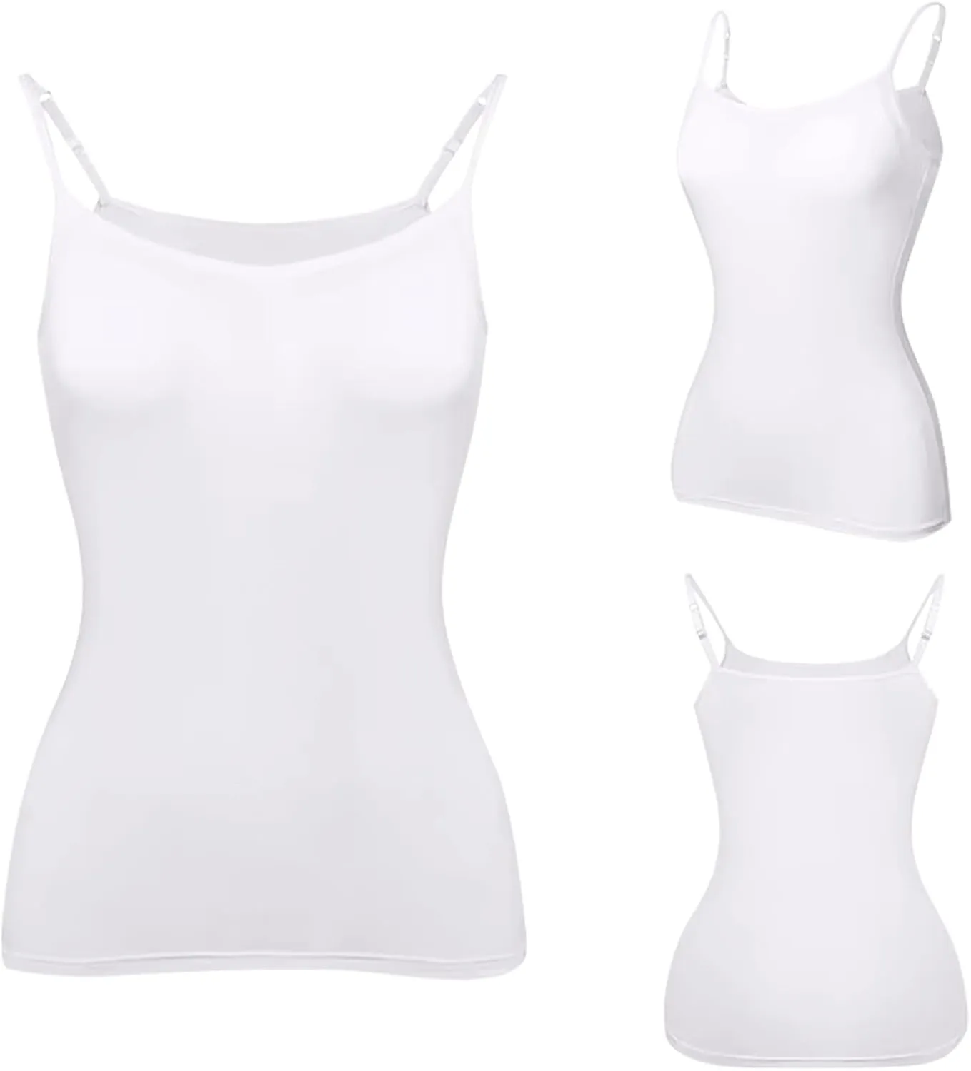 Tank Top with Built in Bra for Women 2025 Summer Basic Padded Tanktops Workout Yoga Shirts