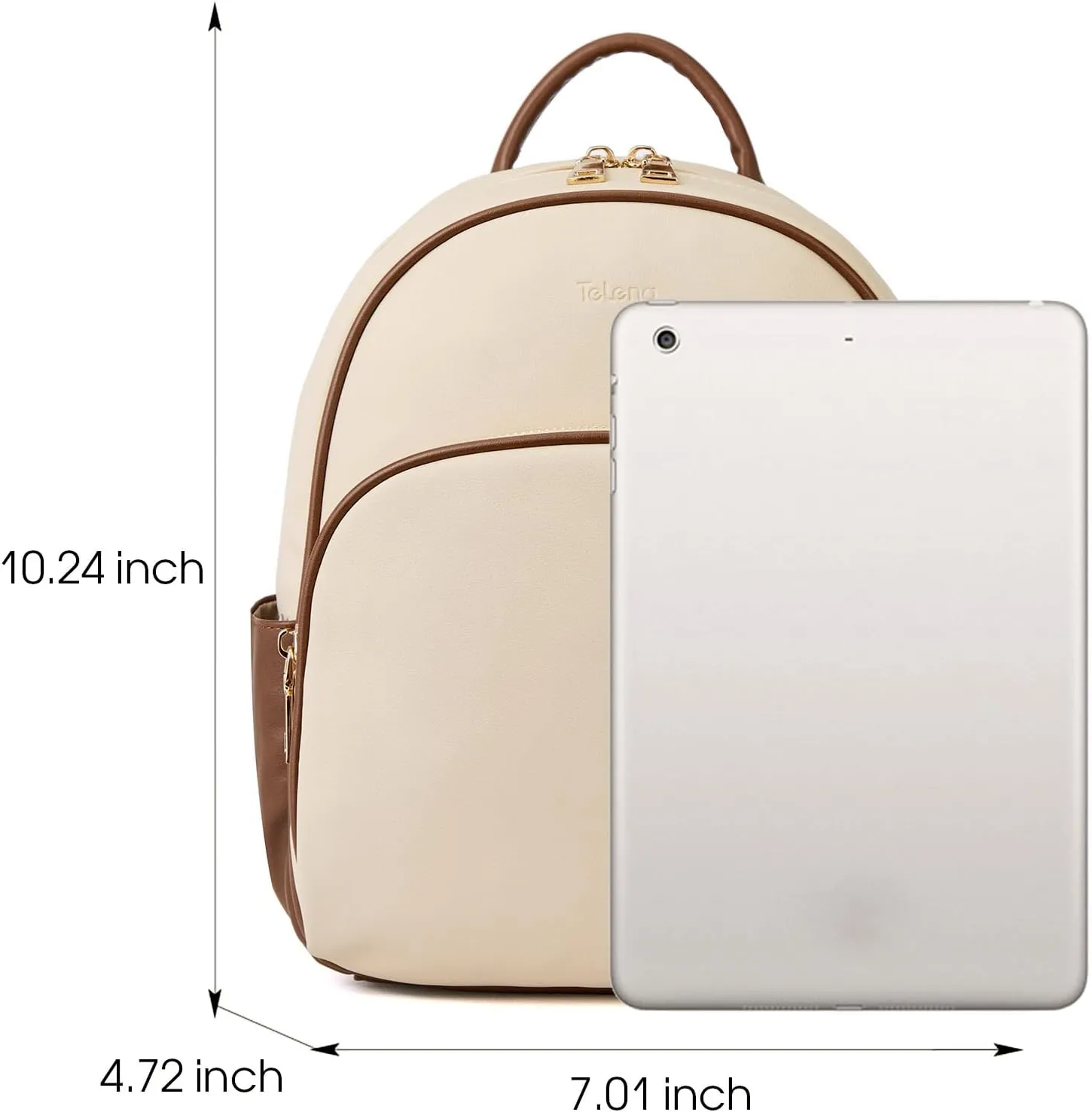 Telena Small Backpack Purse for Women Girls Cute Mini Leather Backpack Travel Shoulder Bags
