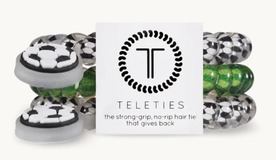 Teleties Soccer Small Hair Ties