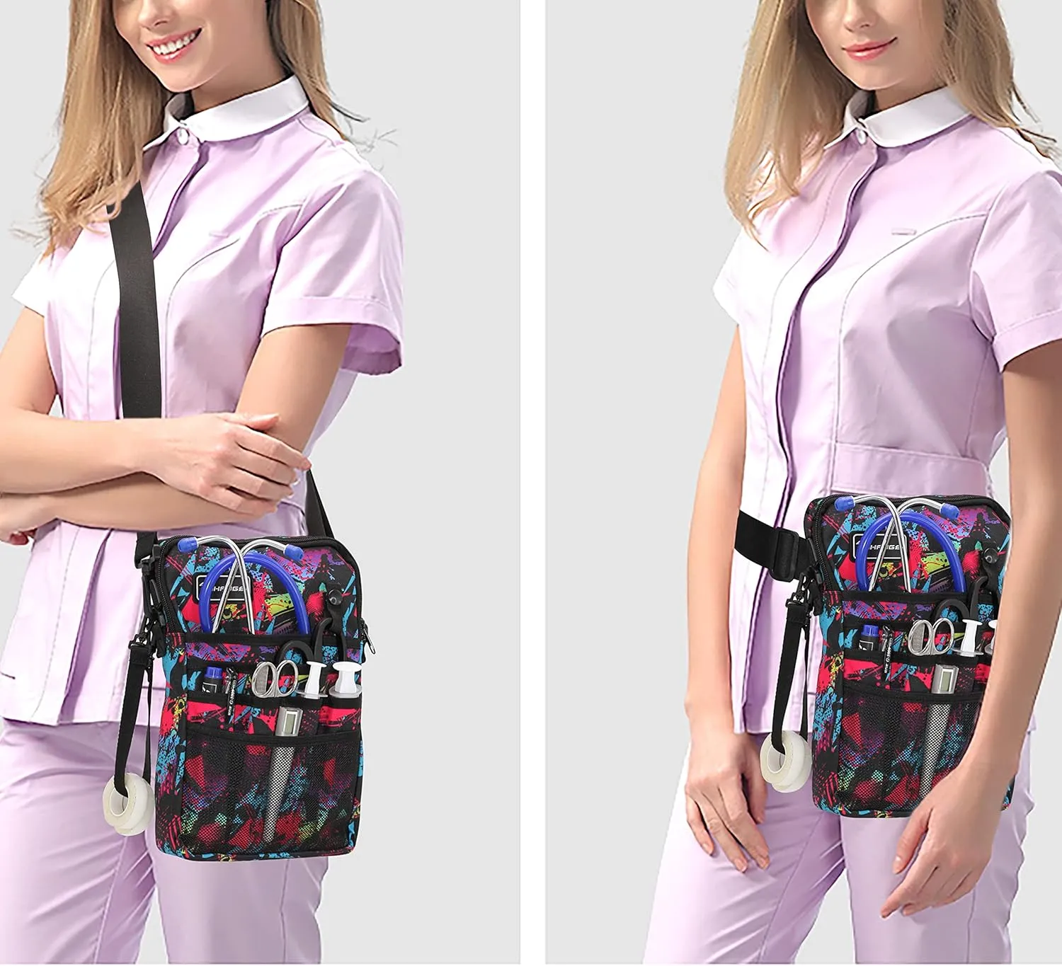 Tuhaoge Multifunctional Nurse Storage Kit Practical Waist Bag Nurse Pocket Kit (MiCai -MH)