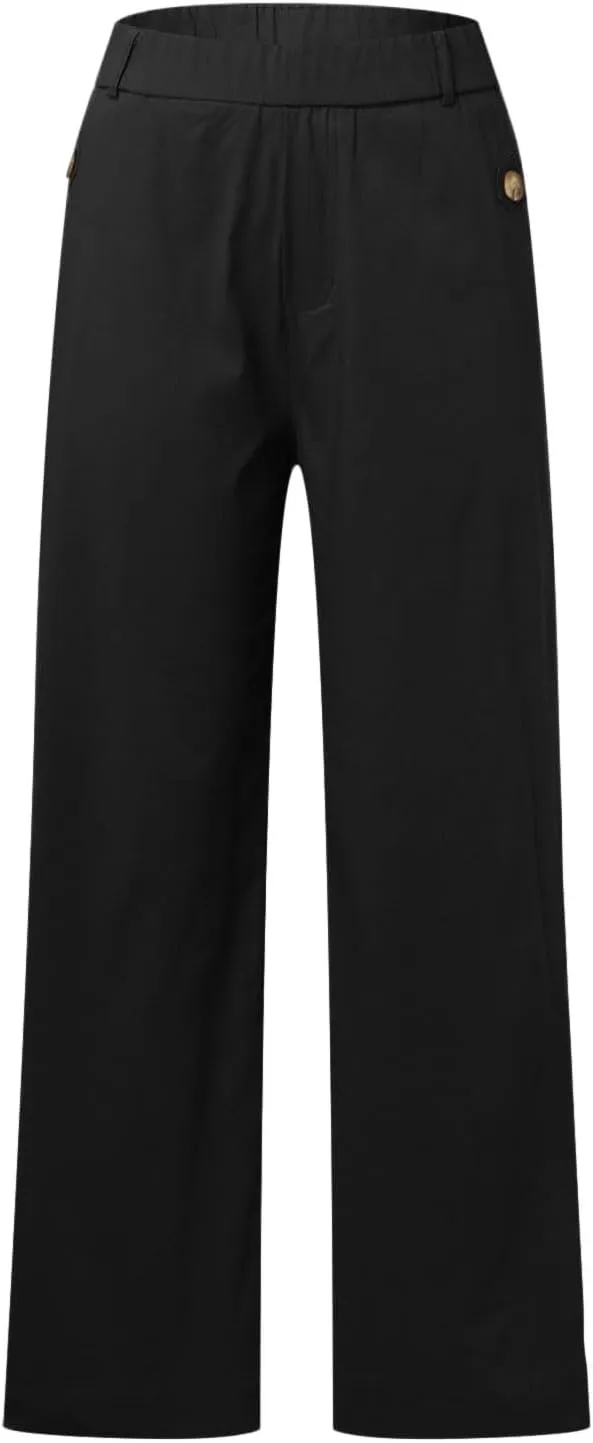 Twill Cropped Wide Leg Pant Plus Size Wide Leg Petite Crop Trousers Stretch Capri Jeans Ankle Denim Track Pants