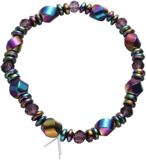 VALICLUD 1pc Colorful Hematite Bracelet Handmade String Bracelet for Men Women Unique Design for present Occasion