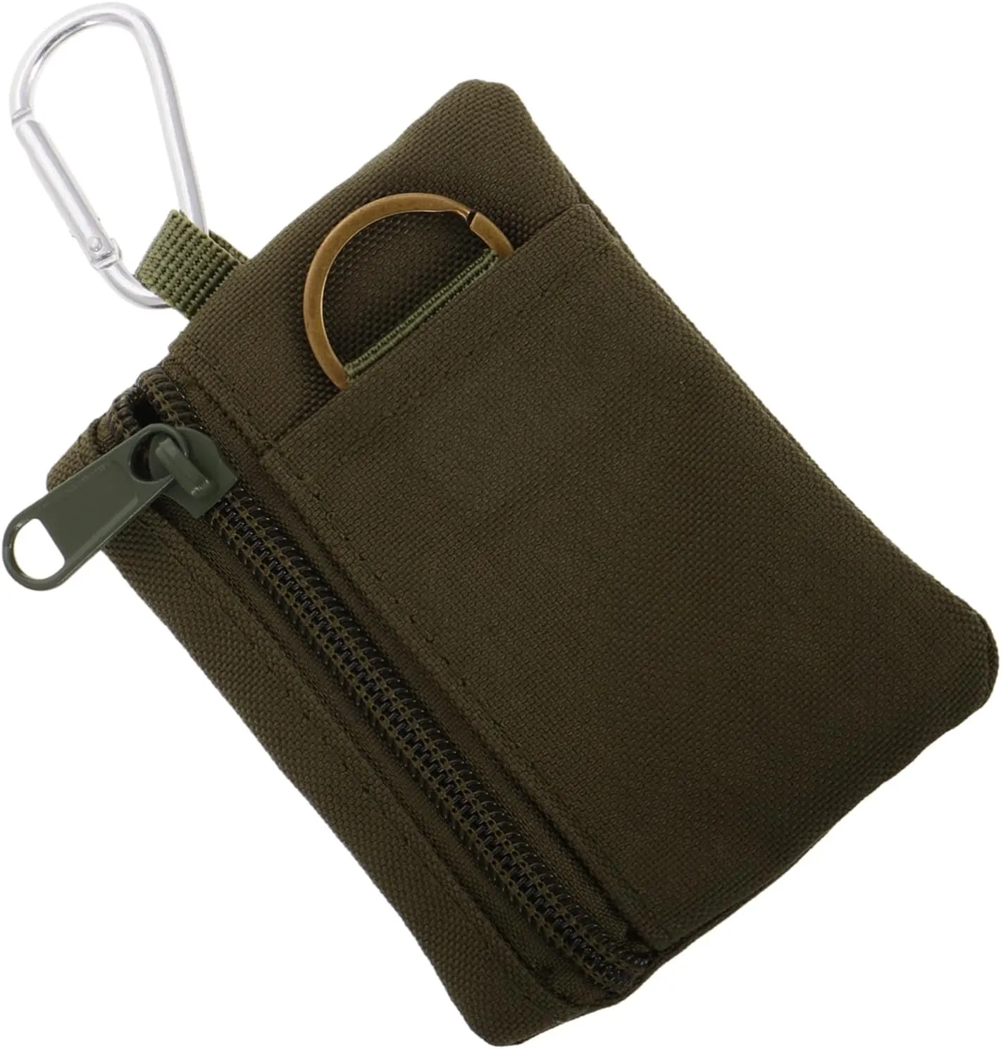 VALICLUD Keychain Pouch Zipper Fashion Style Mini Storage Practical for Officer Security Tool Car Accessories