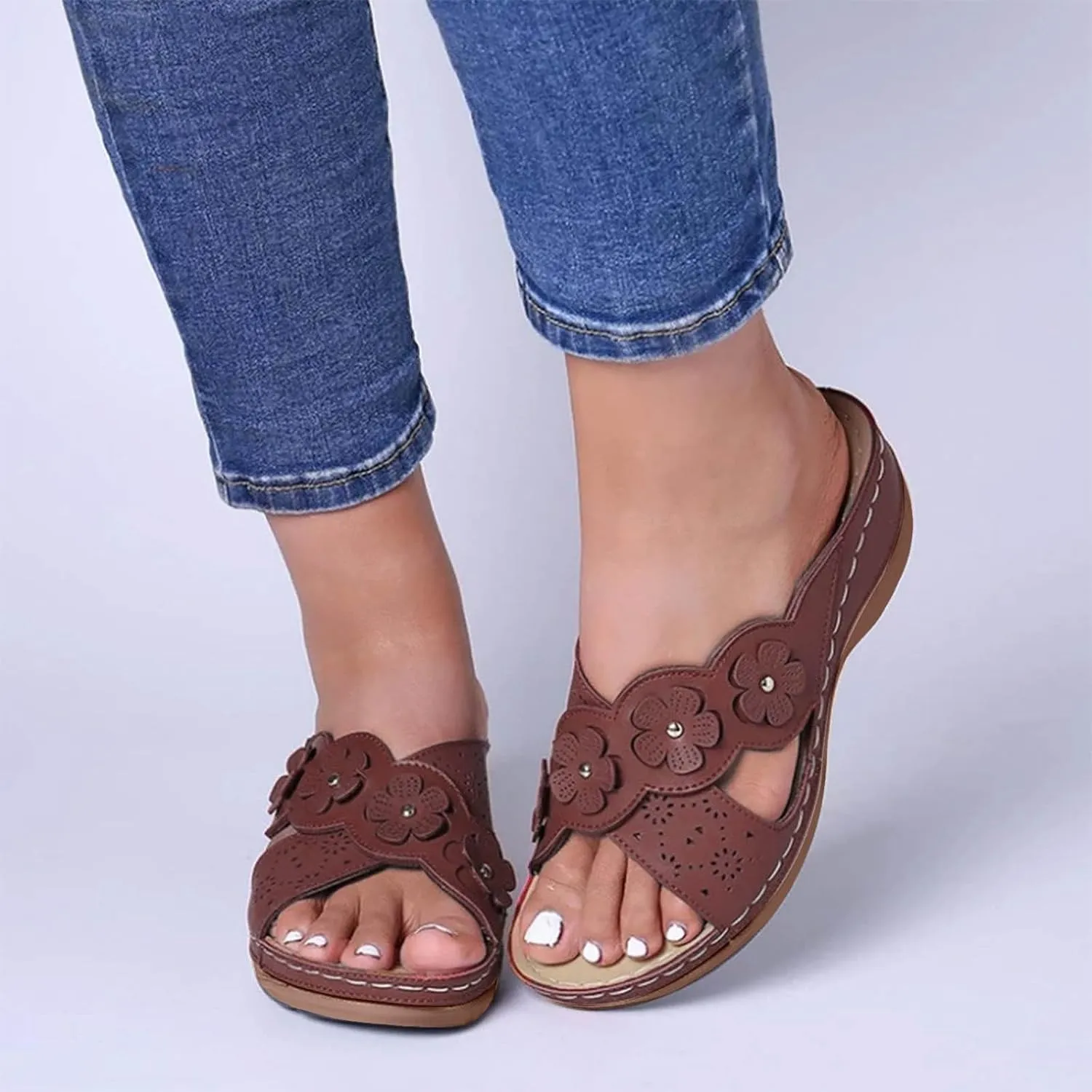 Wedges Shoes for Women Sandals with Arch Support Comfortable Sandals Women Flip Flops Bathrobe and Slipper Sneakers