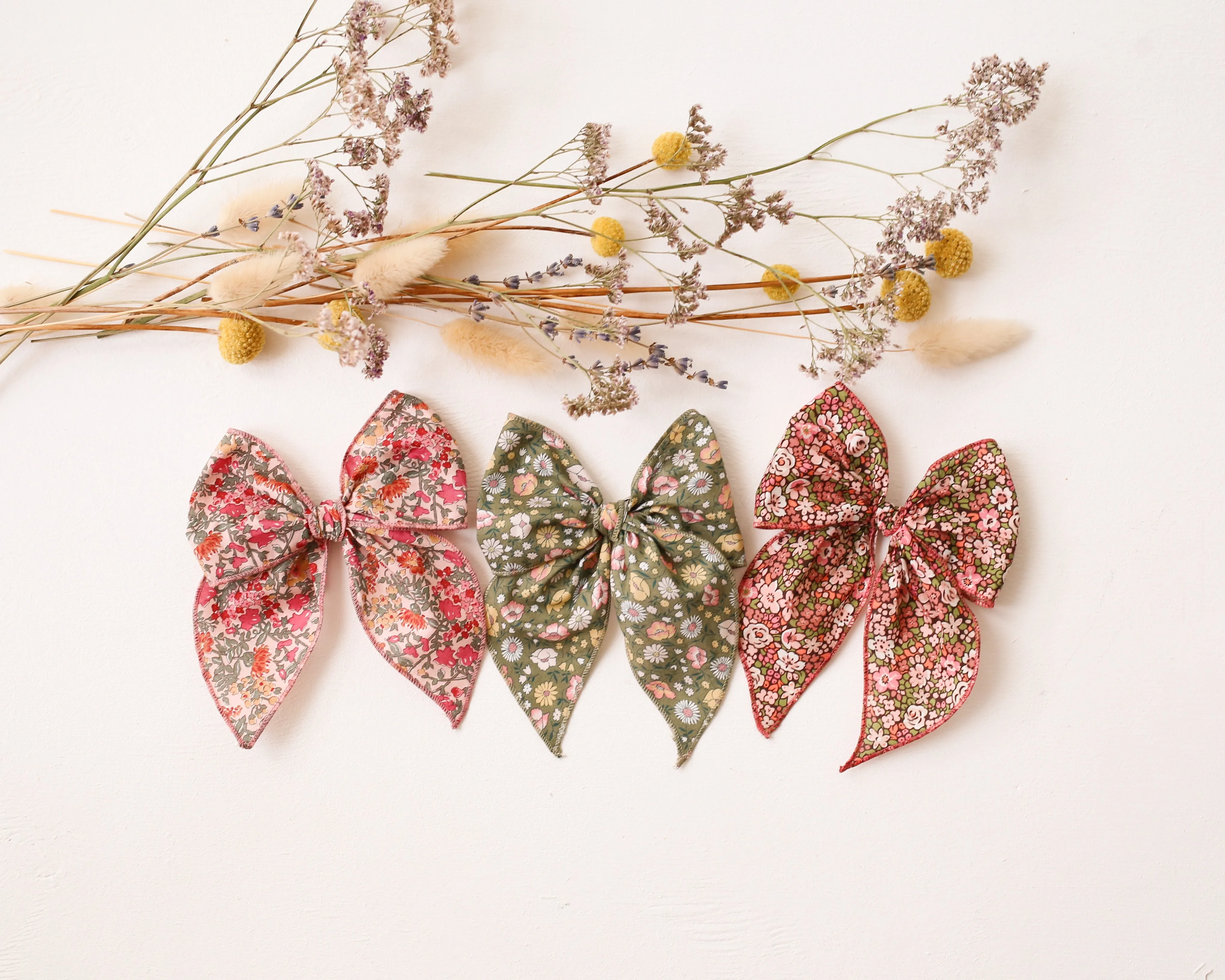 Whimsy Hair Bow in Cooper Dance Liberty Print