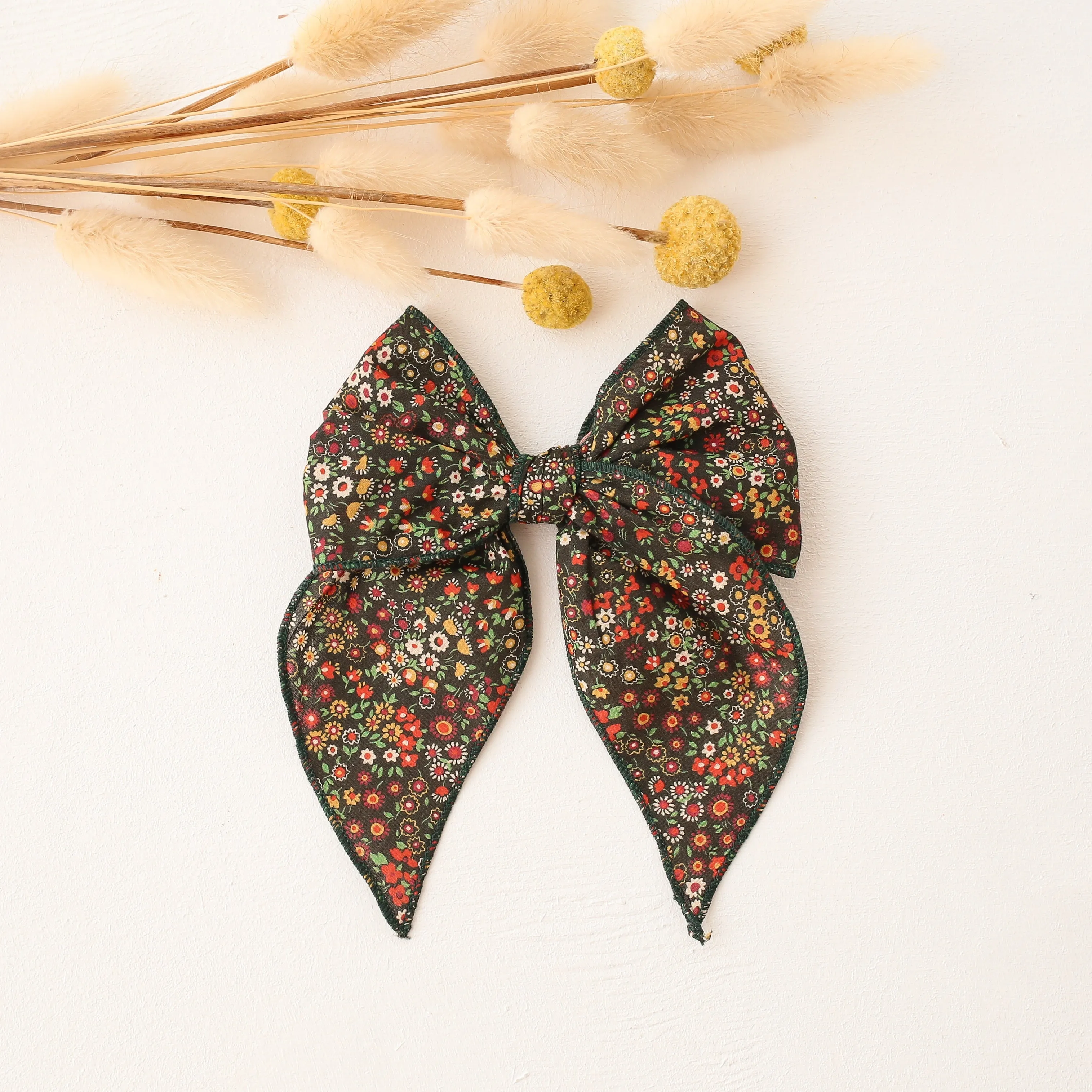 Whimsy Hair Bow in Cooper Dance Liberty Print