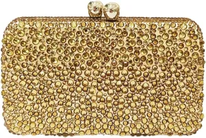 Women Bling Rhinestone Evening Bag Sparkly Diamond Clutch Handbag Ladies Wedding Purse Shoulder Bag for Prom Party