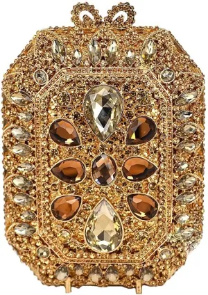 Women Crystal Clutch Bag Luxury Rhinestone Evening Bag Wedding Party Purse Handbag Mini Diamond Minaudiere Bag