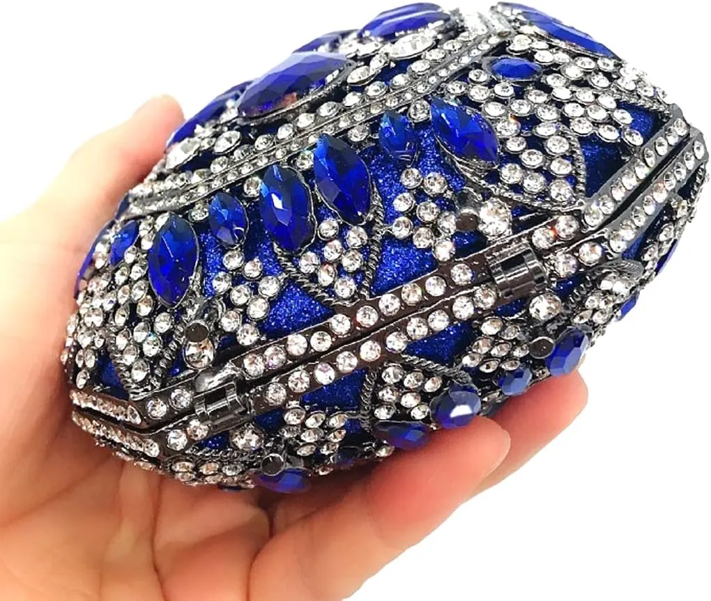 Women Crystal Clutch Bag Luxury Rhinestone Evening Bag Wedding Party Purse Handbag Mini Diamond Minaudiere Bag