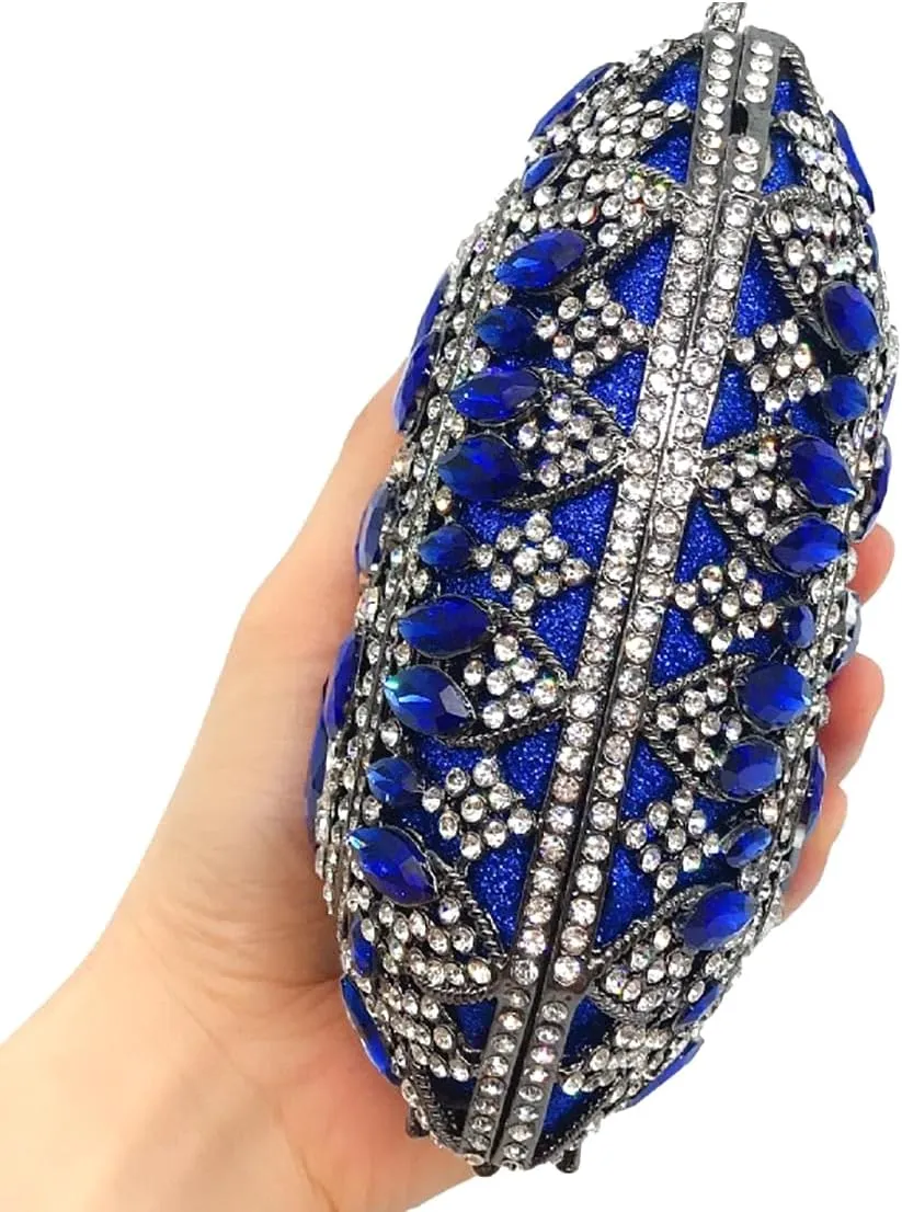 Women Crystal Clutch Bag Luxury Rhinestone Evening Bag Wedding Party Purse Handbag Mini Diamond Minaudiere Bag