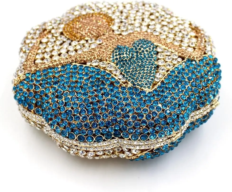 Women Crystal Evening Clutch Bag Bling Full Rhinestone Purse Wallet Girl Wedding Clutch Handbag for Party Prom