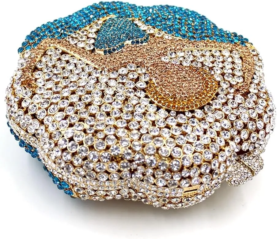 Women Crystal Evening Clutch Bag Bling Full Rhinestone Purse Wallet Girl Wedding Clutch Handbag for Party Prom