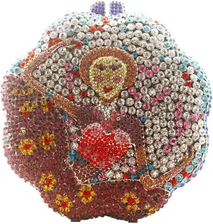 Women Crystal Evening Clutch Bag Bling Full Rhinestone Purse Wallet Girl Wedding Clutch Handbag for Party Prom