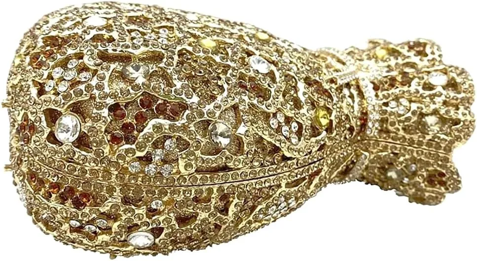 Women Rhinestone Evening Bag Luxury Money Pouch Clutch Bling Crystal Handbag Wedding Bridal Purse for Party Cocktail