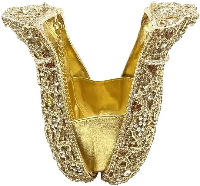 Women Rhinestone Evening Bag Luxury Money Pouch Clutch Bling Crystal Handbag Wedding Bridal Purse for Party Cocktail