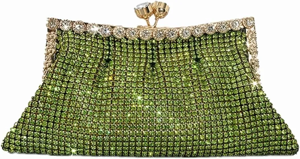 Women Sparkly Rhinestone Clutch Purse Ladies Diamond Evening Bag Luxury Wedding Purse Party Prom Handbag