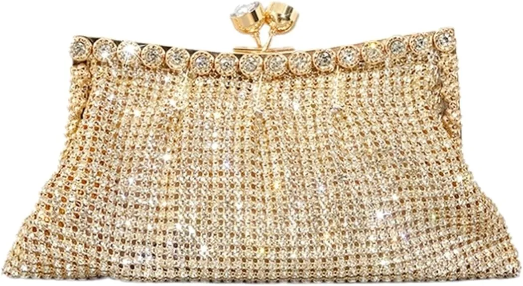 Women Sparkly Rhinestone Clutch Purse Ladies Diamond Evening Bag Luxury Wedding Purse Party Prom Handbag