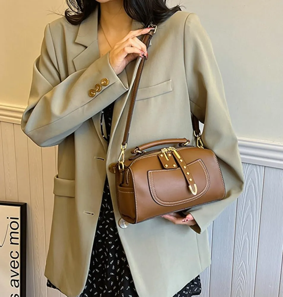 Women Tote Bag Leather Shoulder Bags Purse Fashion Small Hobo Crossbody Bag Cloud Handbag