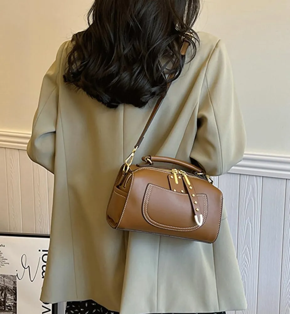 Women Tote Bag Leather Shoulder Bags Purse Fashion Small Hobo Crossbody Bag Cloud Handbag