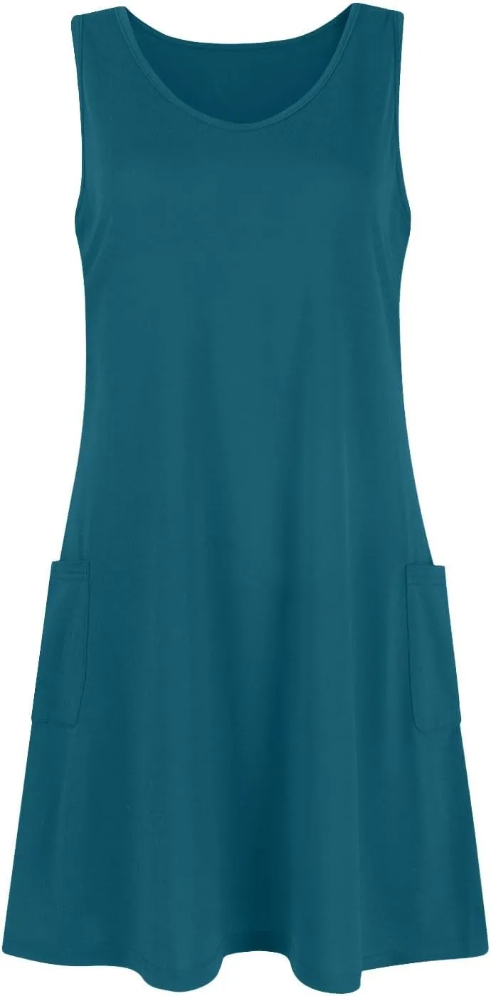 Women's Casual Summer Tank Dress - Perfect Short Dress for 2024 - Comfortable and Stylish Tops Dress