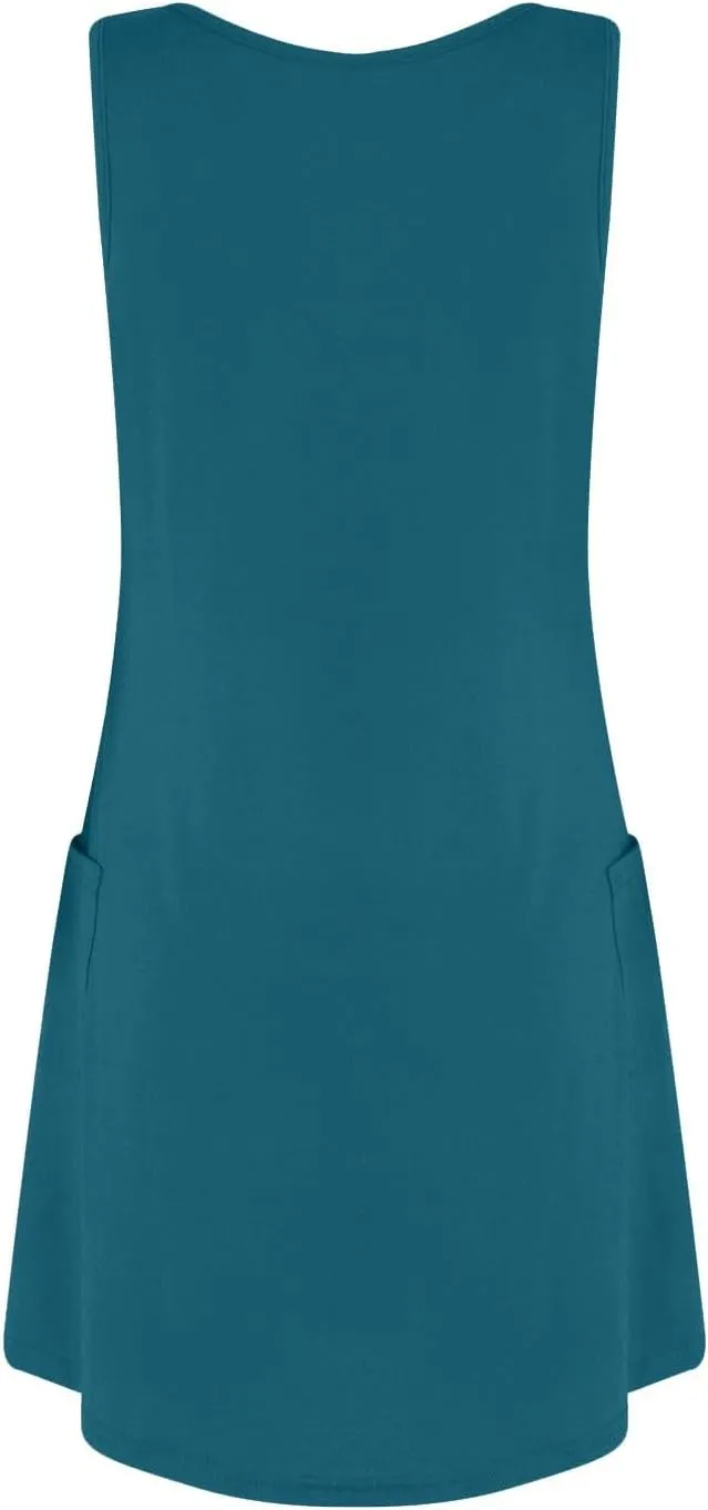 Women's Casual Summer Tank Dress - Perfect Short Dress for 2024 - Comfortable and Stylish Tops Dress
