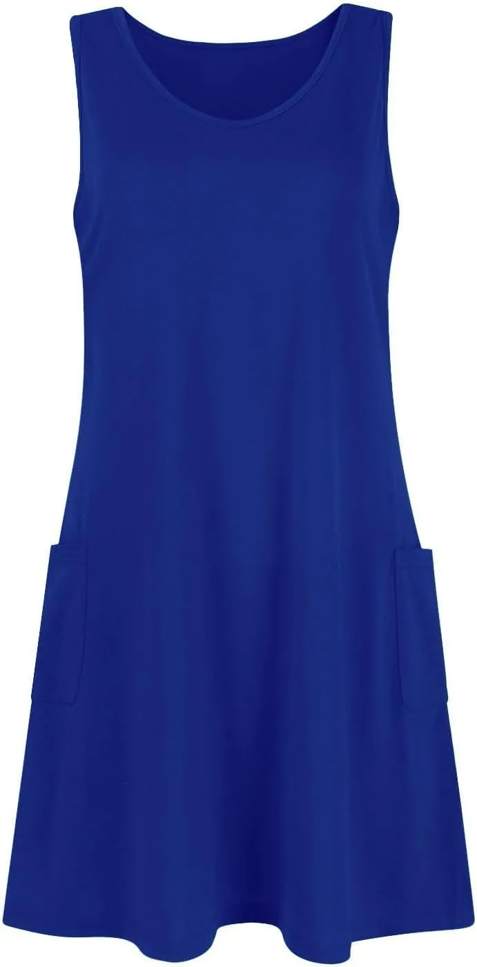 Women's Casual Summer Tank Dress - Perfect Short Dress for 2024 - Comfortable and Stylish Tops Dress