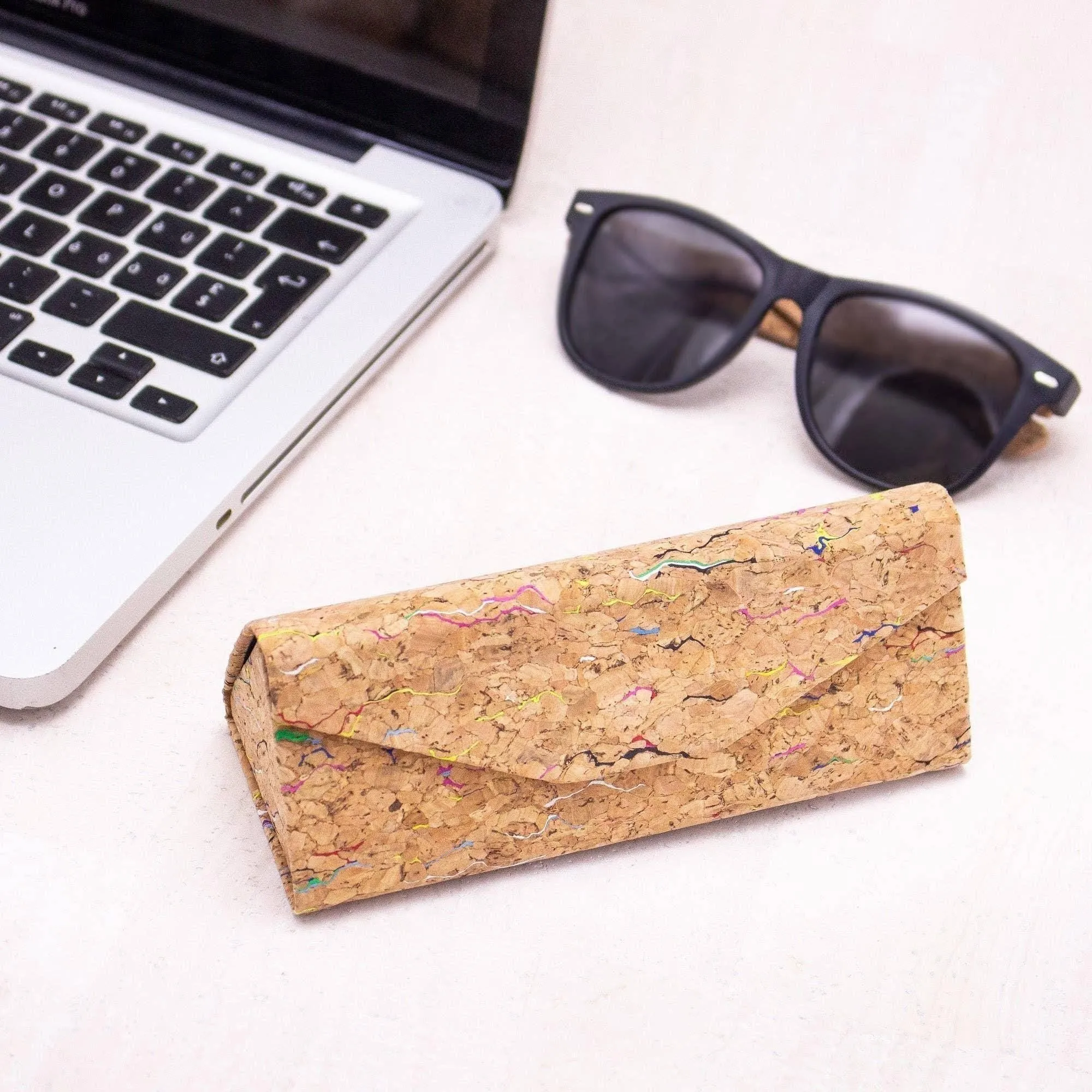 Women's Cork Sunglasses with UV Protection Lenses(Including case)