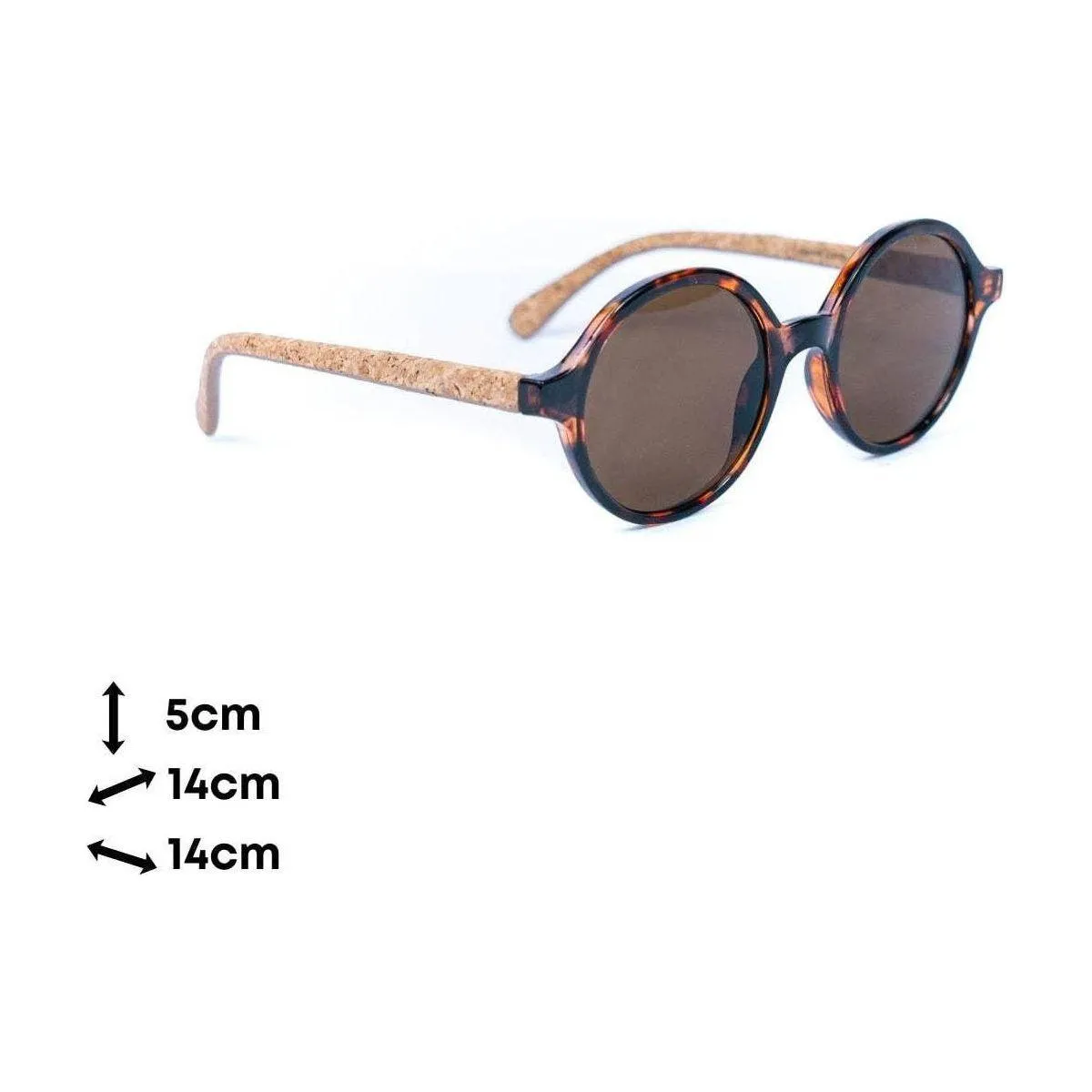 Women's Cork Sunglasses with UV Protection Lenses(Including case)
