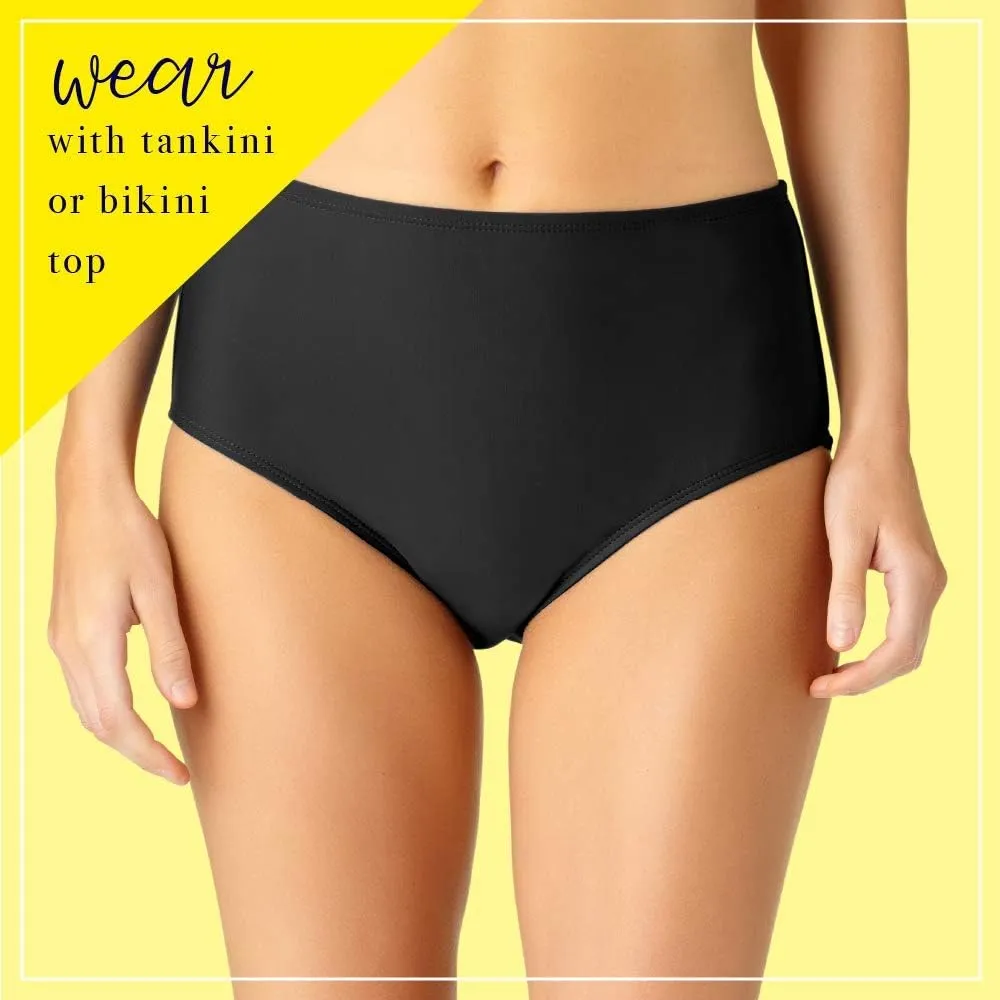Women's High Waist Bikini Swim Bottom Swimsuit