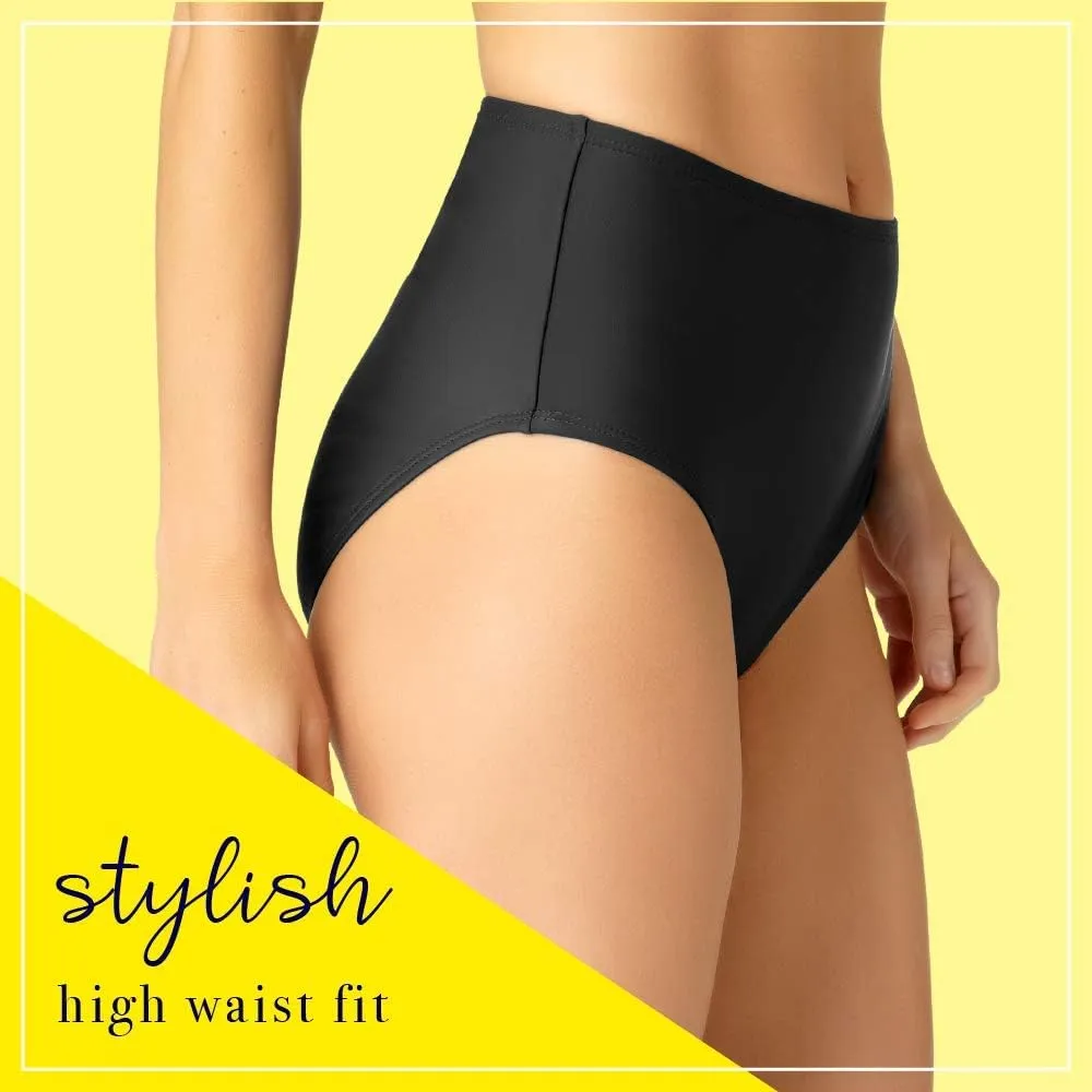 Women's High Waist Bikini Swim Bottom Swimsuit