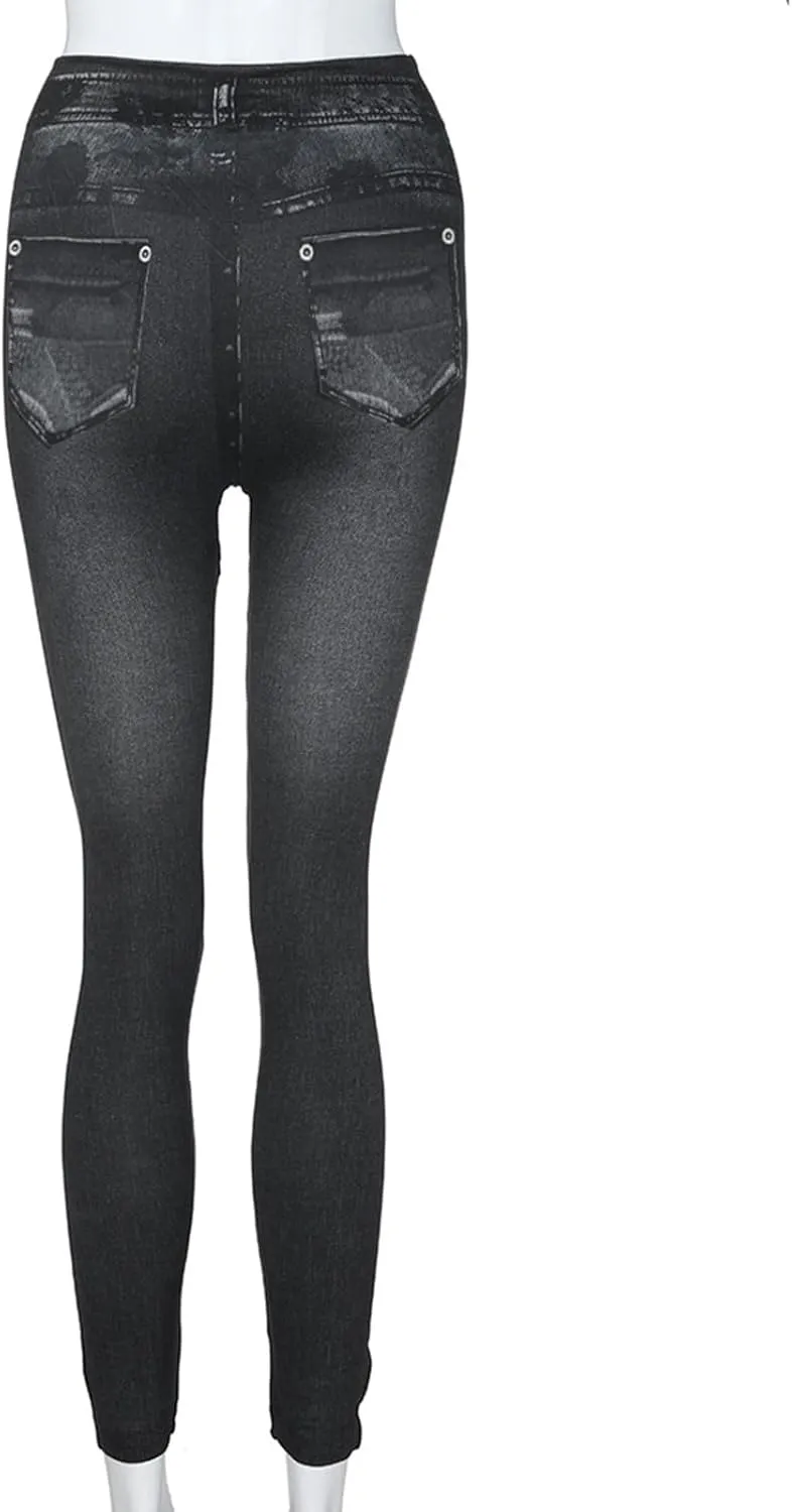 Women's Jeans Skinny Jeans for Women High Waist Stretchy Classic High Rise Slimming Jeggings Denim Trousers