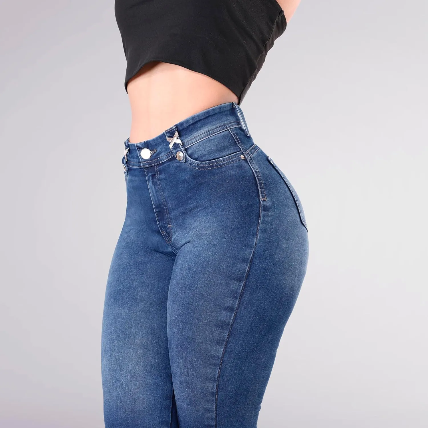 Women's Jeans with Girdle