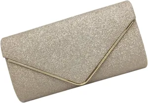 Women's Party Purse Sequin Clutch Evening Bag Envelope Style for Dinner Wedding Fashionable and Practical