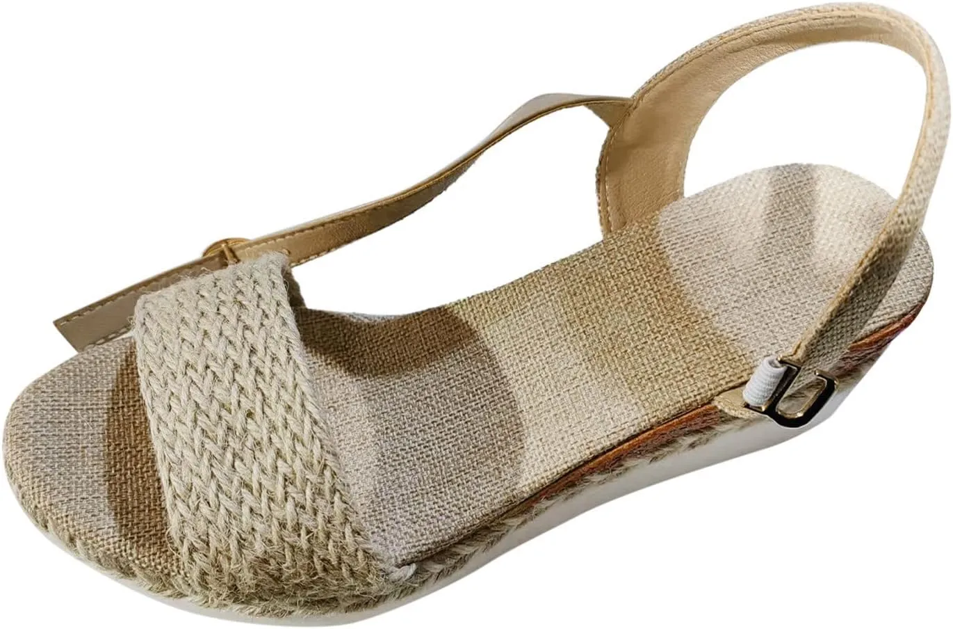 Women's Platform Wedge Sandals Wedge Sandals for Women Walking Beach Soft Sandal Arch Support Slip on Summer