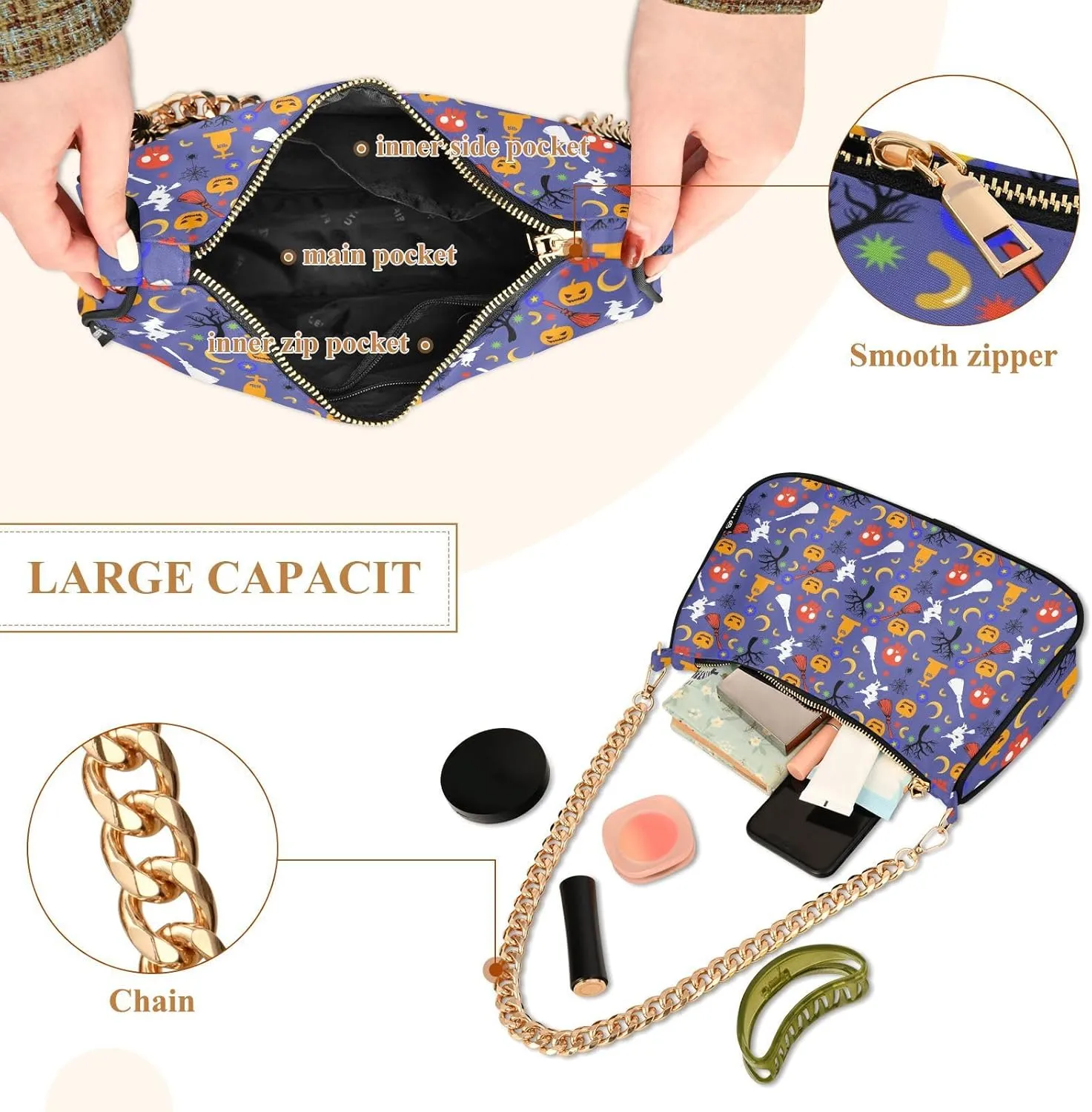 Women's Shoulder Handbags Purses and Handbags Multi-Functional Torte Design, Easy to Match with Daily Styling Multicolor 1