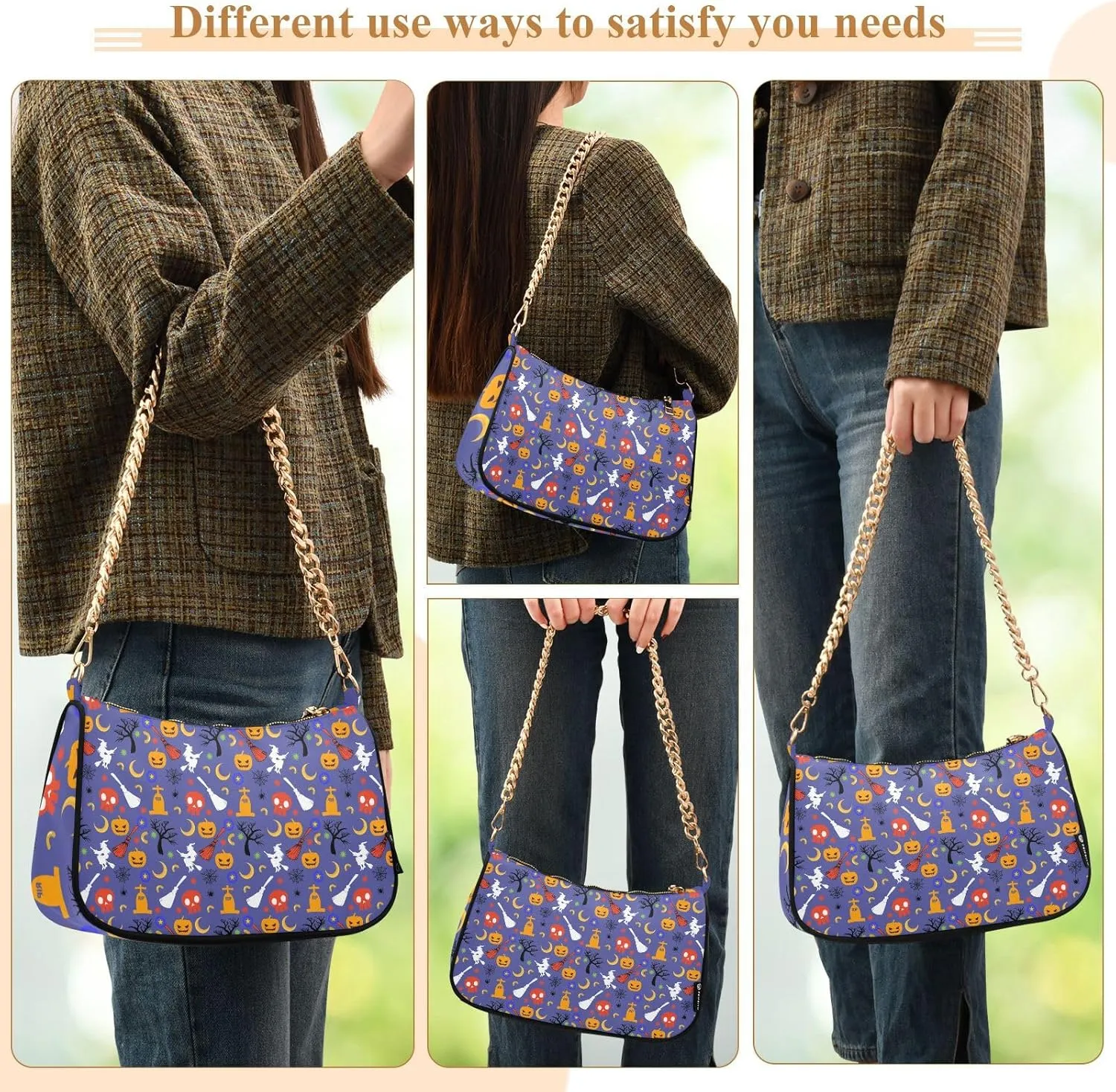 Women's Shoulder Handbags Purses and Handbags Multi-Functional Torte Design, Easy to Match with Daily Styling Multicolor 1