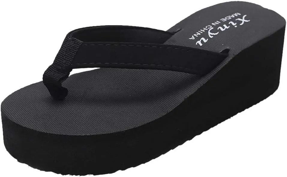 Womens Slippers Fashion Summer Flip Flops Casual Rhinestone Bow Sandals Soft Sole Dressy Sandals