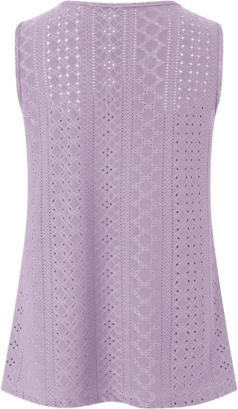 Womens Tank Tops 2025 Flowy Peplum Tops for Women Dressy Sleeveless V Neck Babydoll Tank Tops