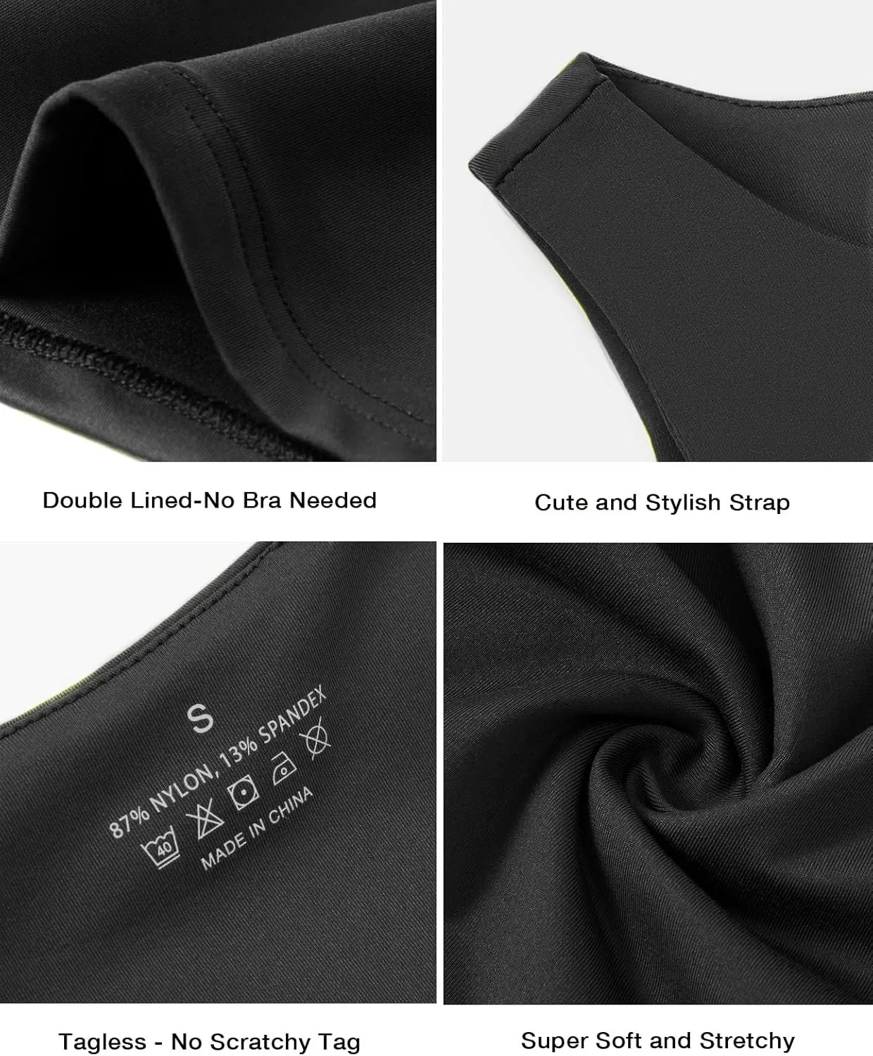 Workout Crop Tops for Women Cropped Racerback Halter Neck Shirts Sleeveless Yoga Tops Pack