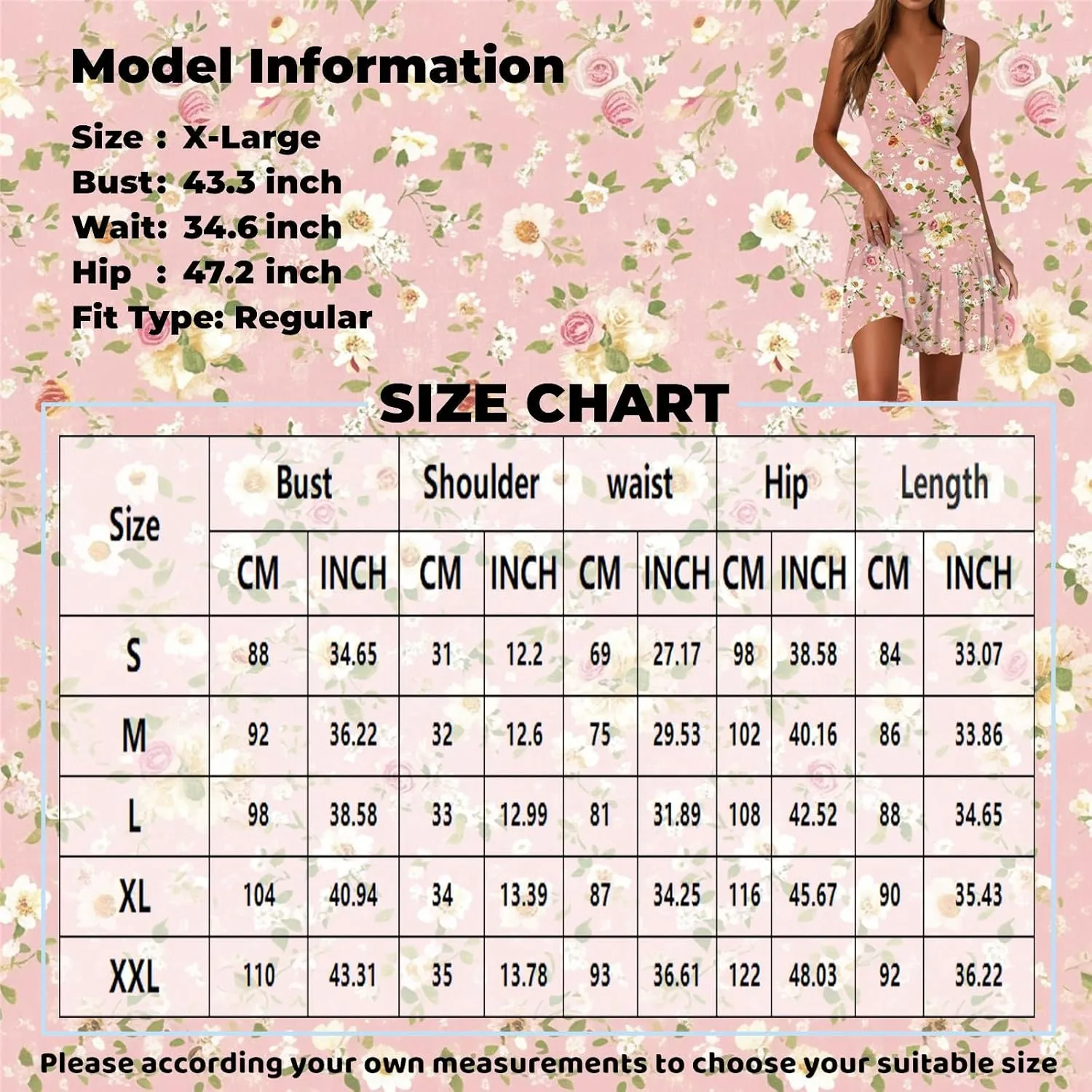 ZEFOTIM Sundresses for Women 2025 Spring Trendy Sleeveless Floral Short Dresses V Neck Pleated Hem Dresses