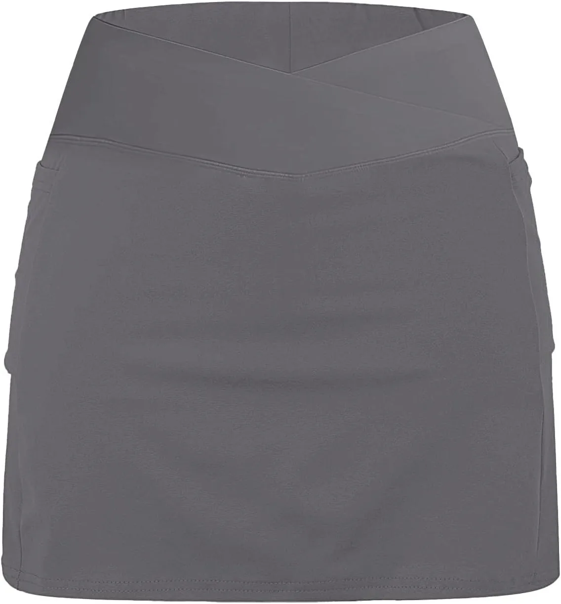 ZYXTIM Golf Skirts for Women with Shorts Crossover High Waisted Athletic Skorts Plus Size Stertch Quick Dry Workout Skirt