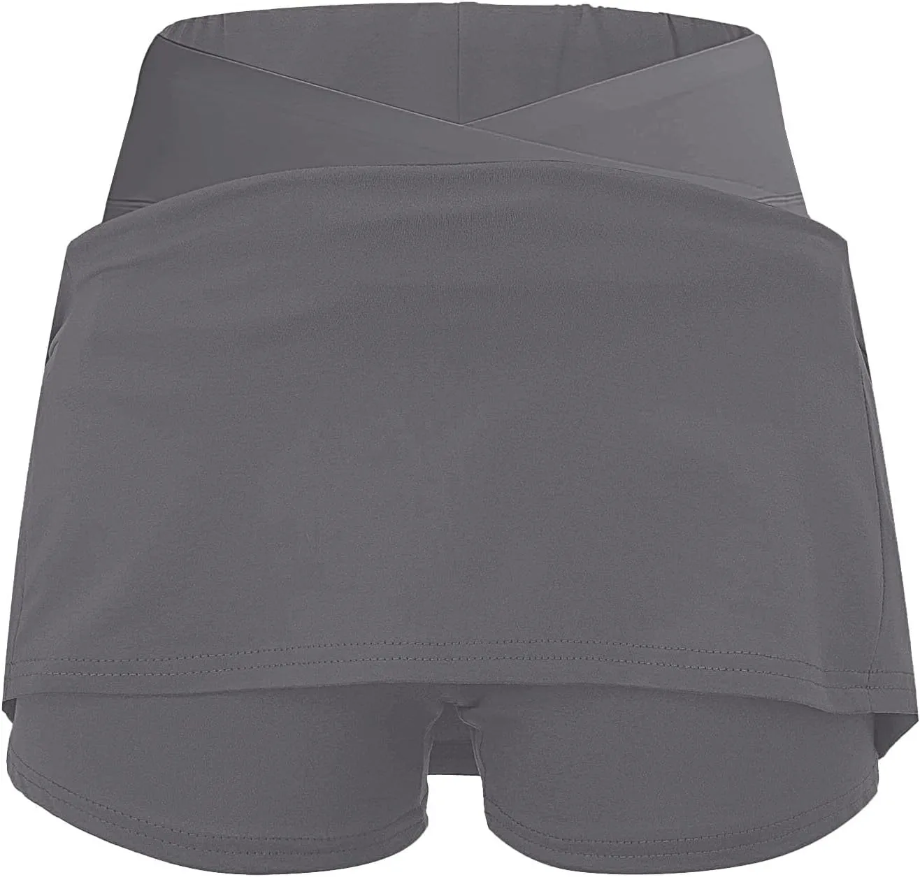 ZYXTIM Golf Skirts for Women with Shorts Crossover High Waisted Athletic Skorts Plus Size Stertch Quick Dry Workout Skirt